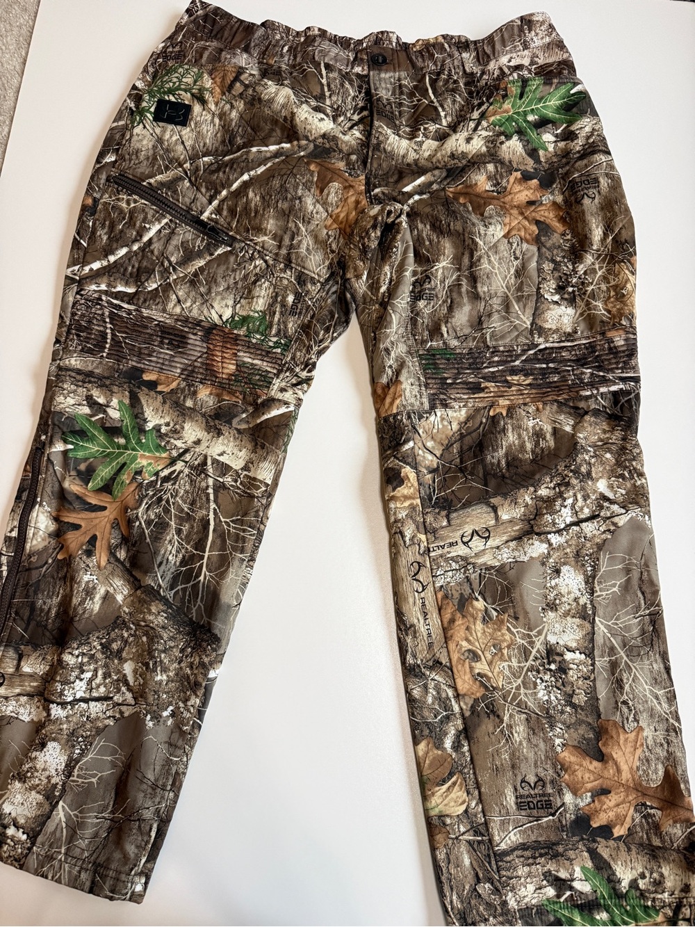 Under Armour Cold Gear Men's Camo Lined Hunting Pants -Brown Realtree-Style- XXL
